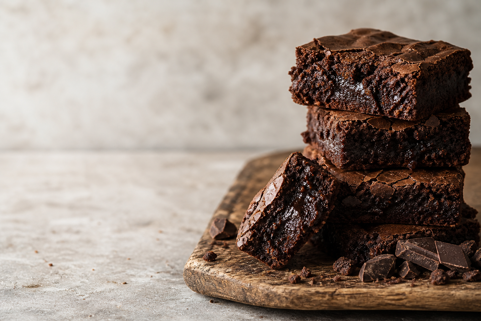 Fudgy chocolate brownies